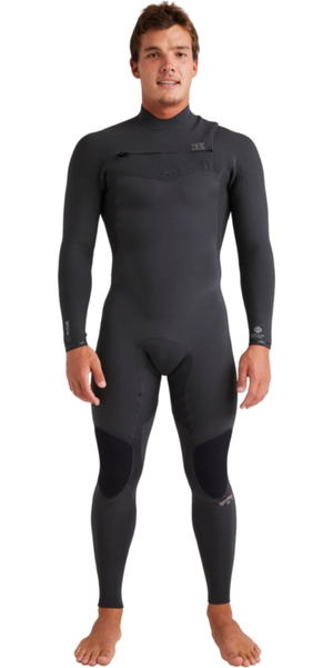 2026 Billabong Mens Revolution Natural 3/2mm Chest Zip Wetsuit 24AW191504 - Graphite